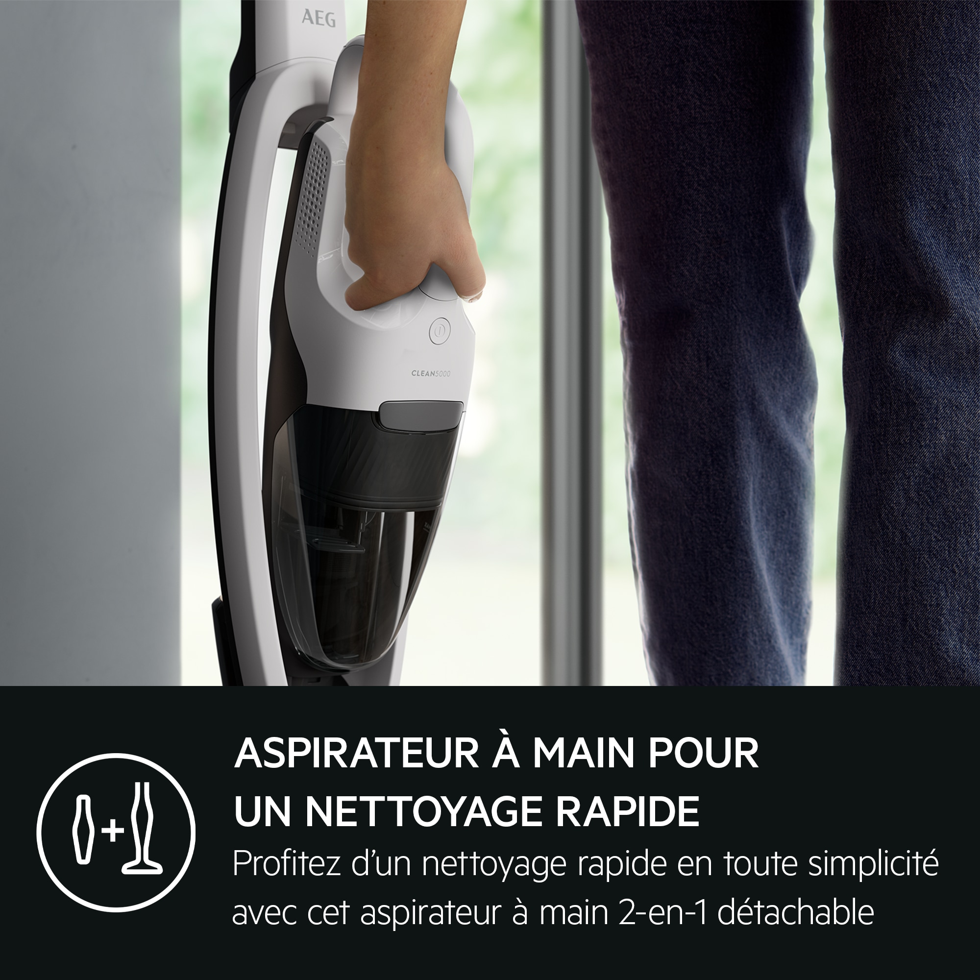 AEG - Aspirateur balai sans fil - AS52CB18SH