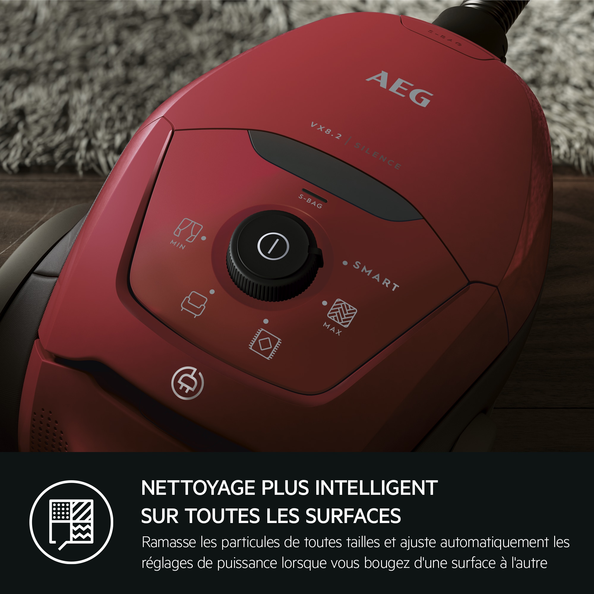 AEG - Aspirateur avec sac - VX82-1-2CR