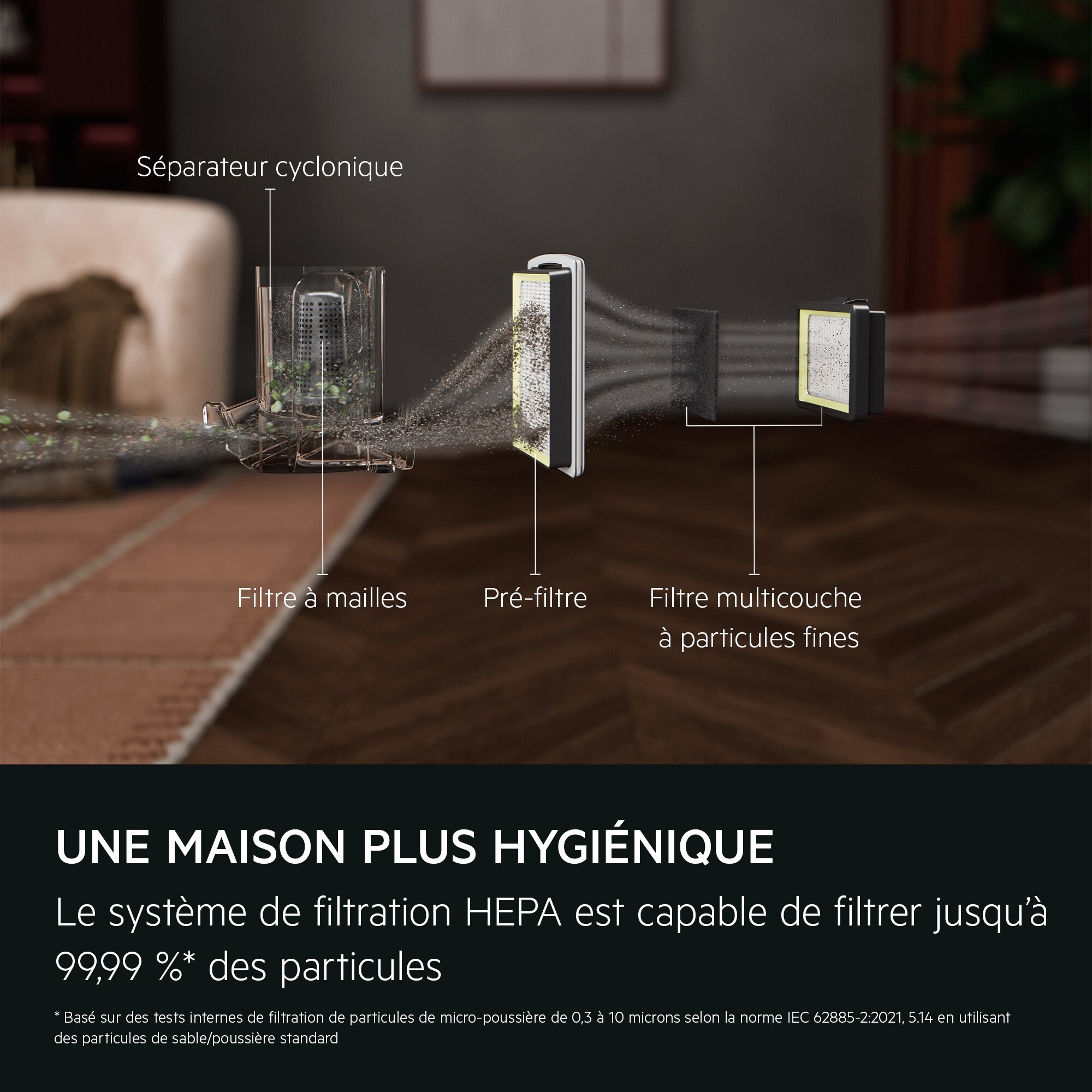 AEG - Aspirateur sans sac - AL51C2SW