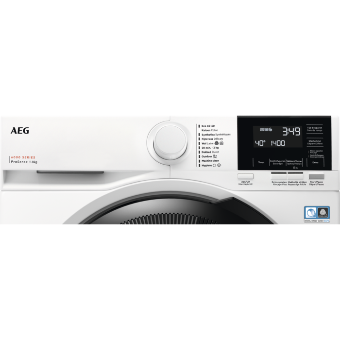 AEG - Wasmachine met voorlader - LR63XR844