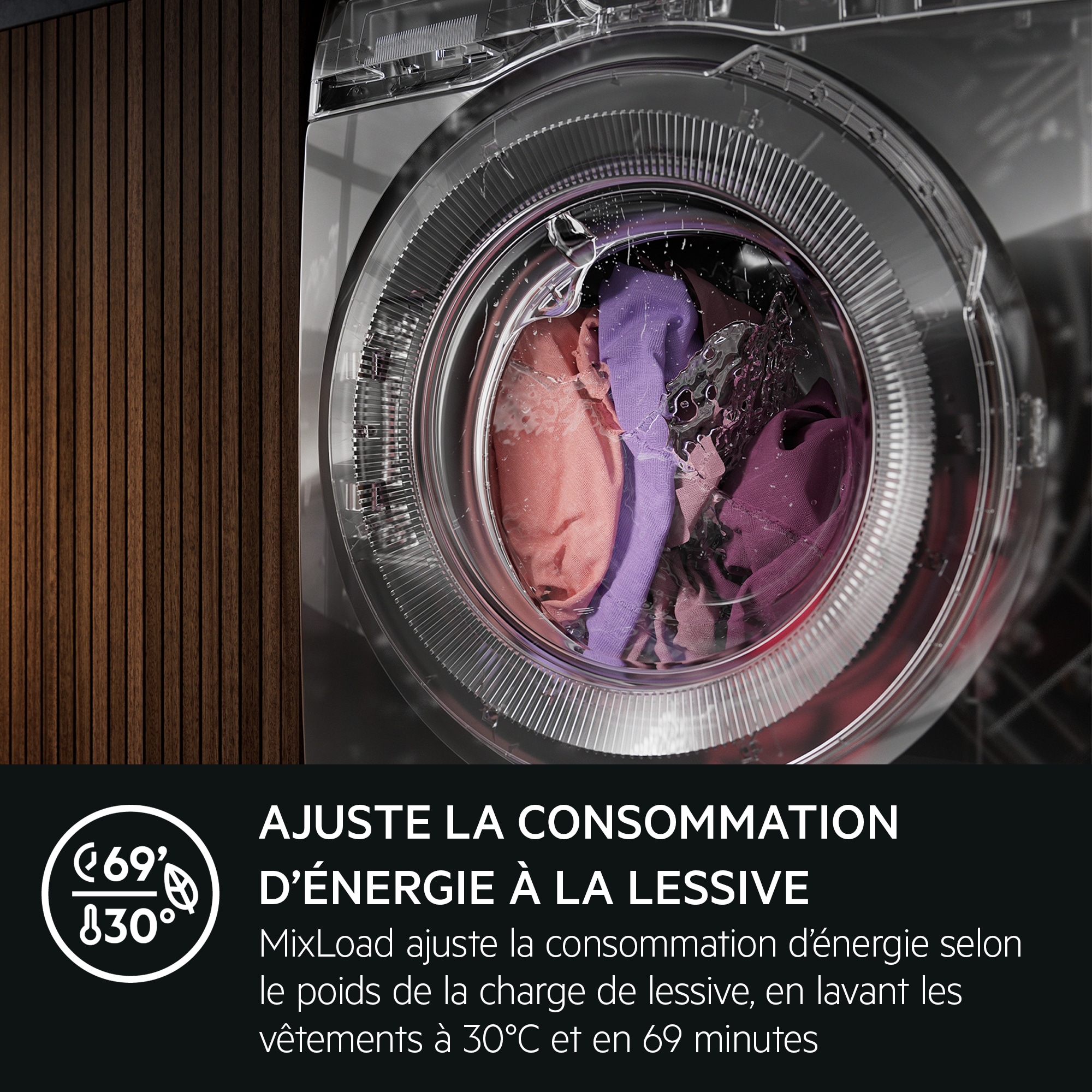 AEG - Lave-linge séchant pose libre - LWR77U966