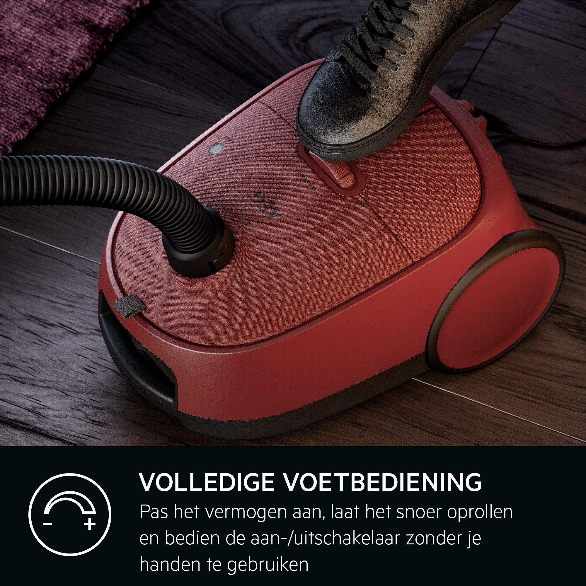 AEG - Stofzuiger met zak - AB61C3CR
