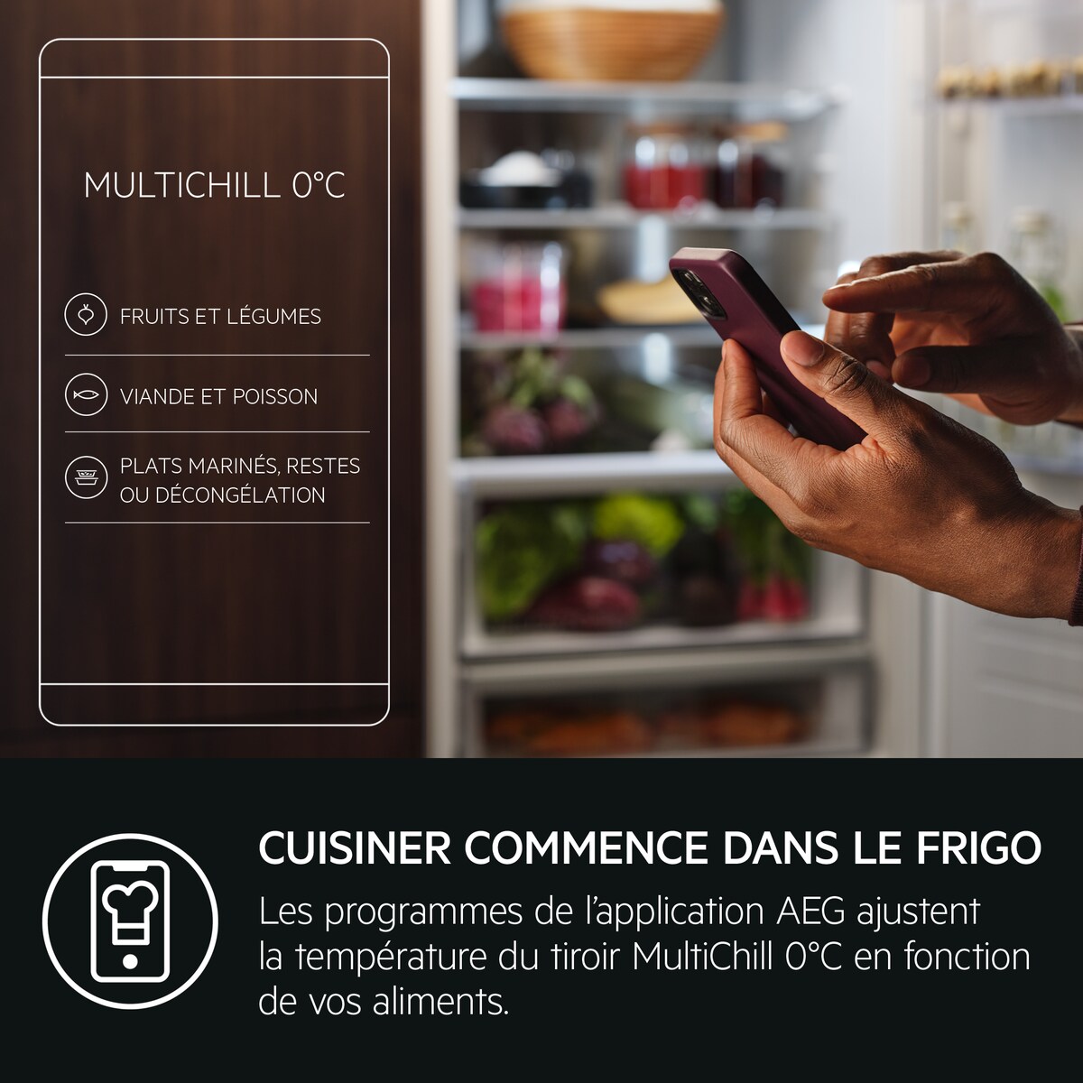 AEG - Frigo-congélateur encastrable - NSC9V181CS