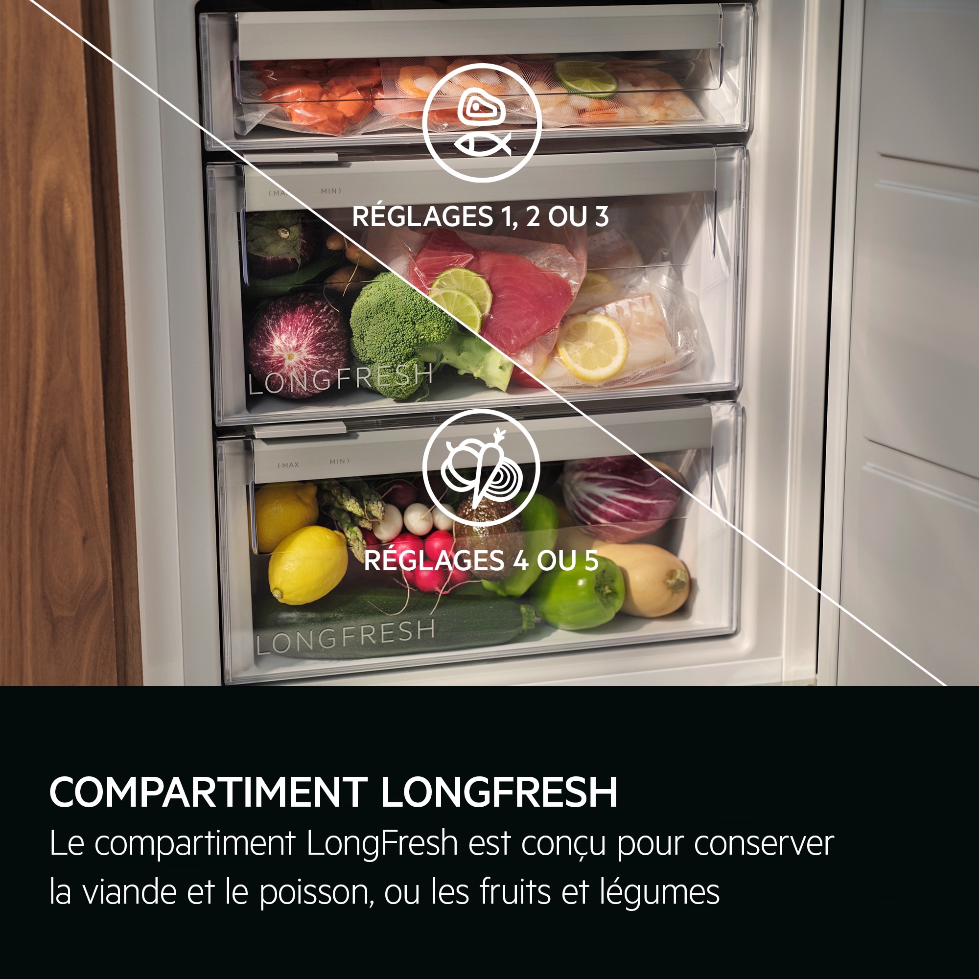 AEG - Frigo encastrable - SFE818E9ZC