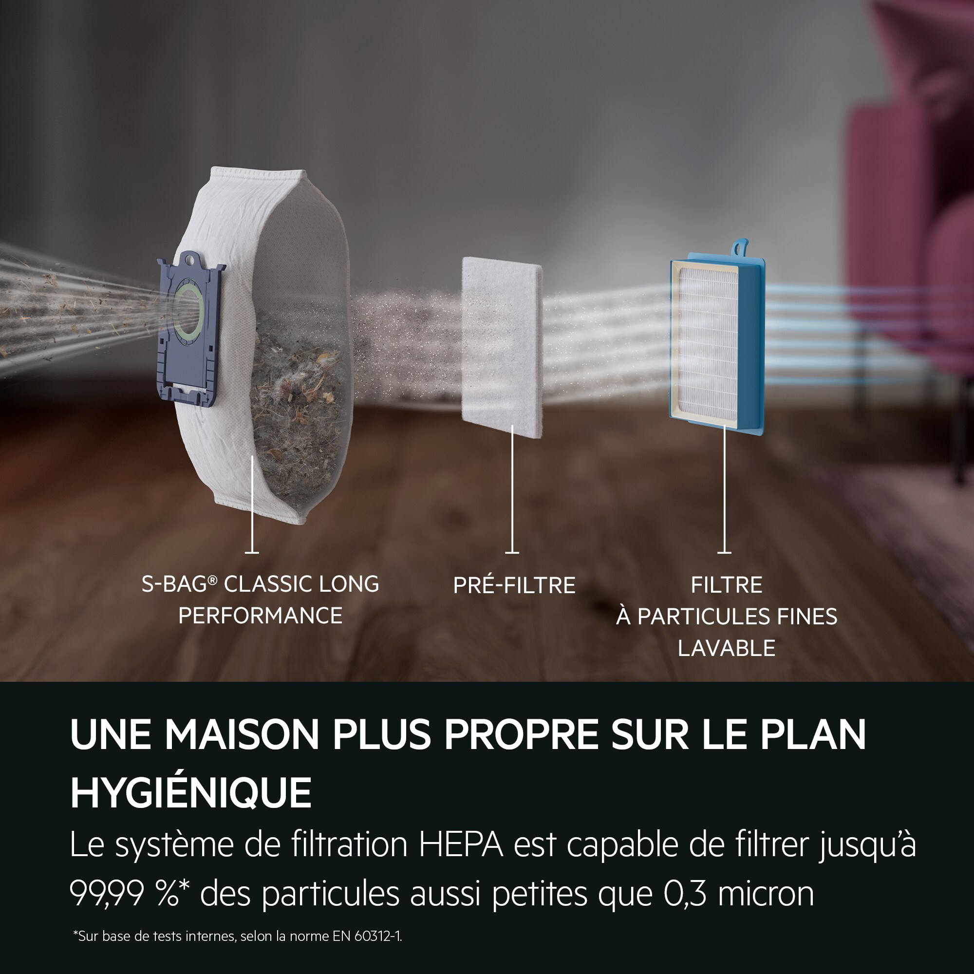 AEG - Aspirateur avec sac - AB61C3CR