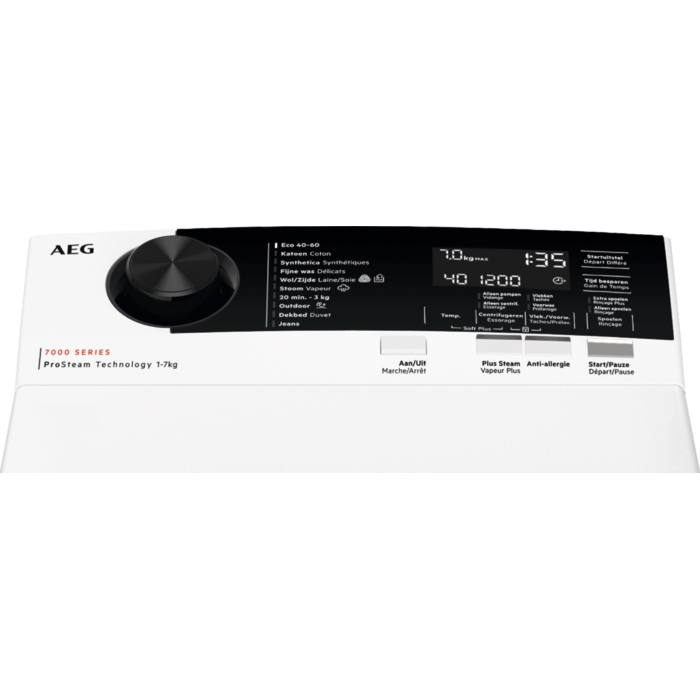 AEG - Wasmachine met bovenlader - LTR7STEAM