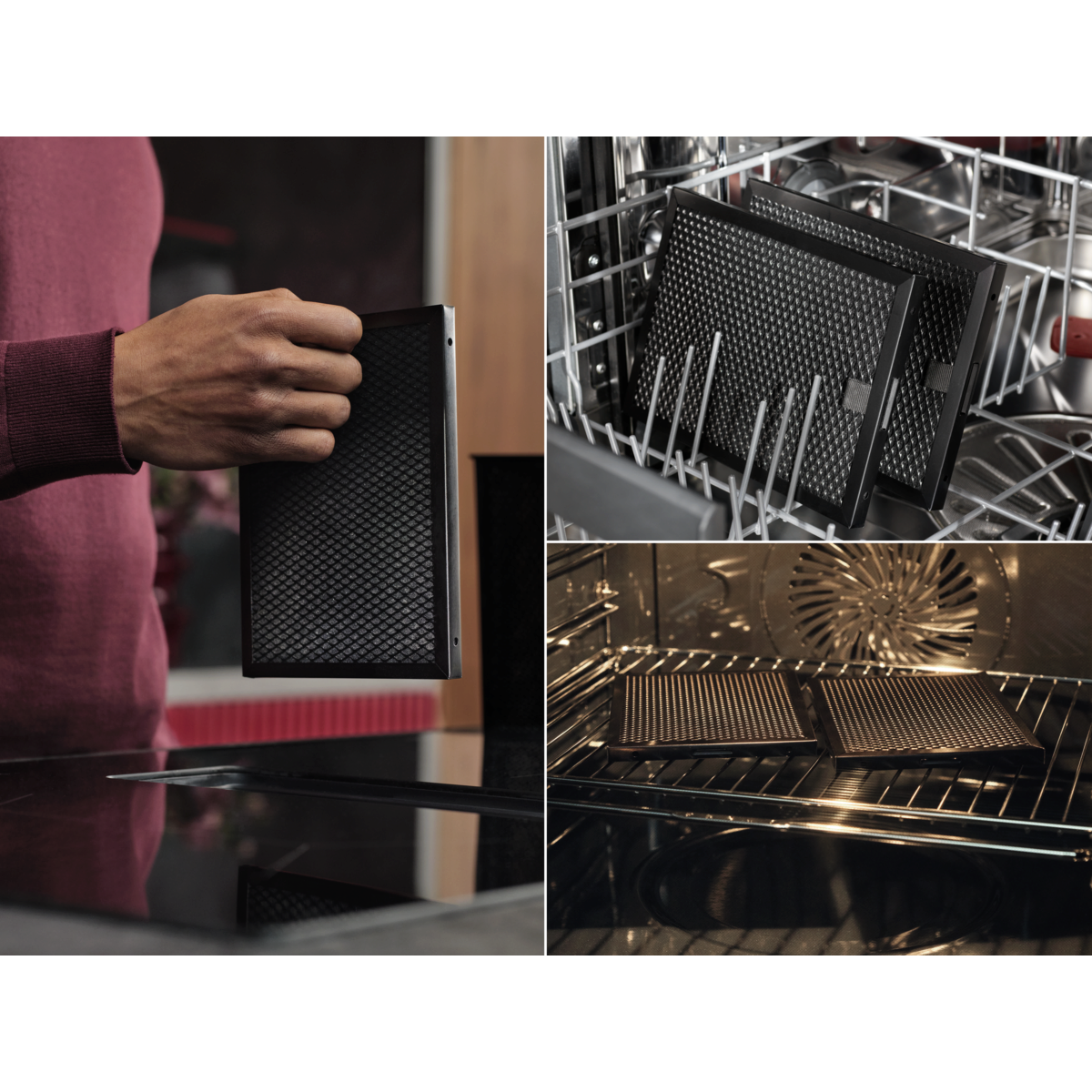 AEG - Taque avec hotte intégrée - PE9000B80