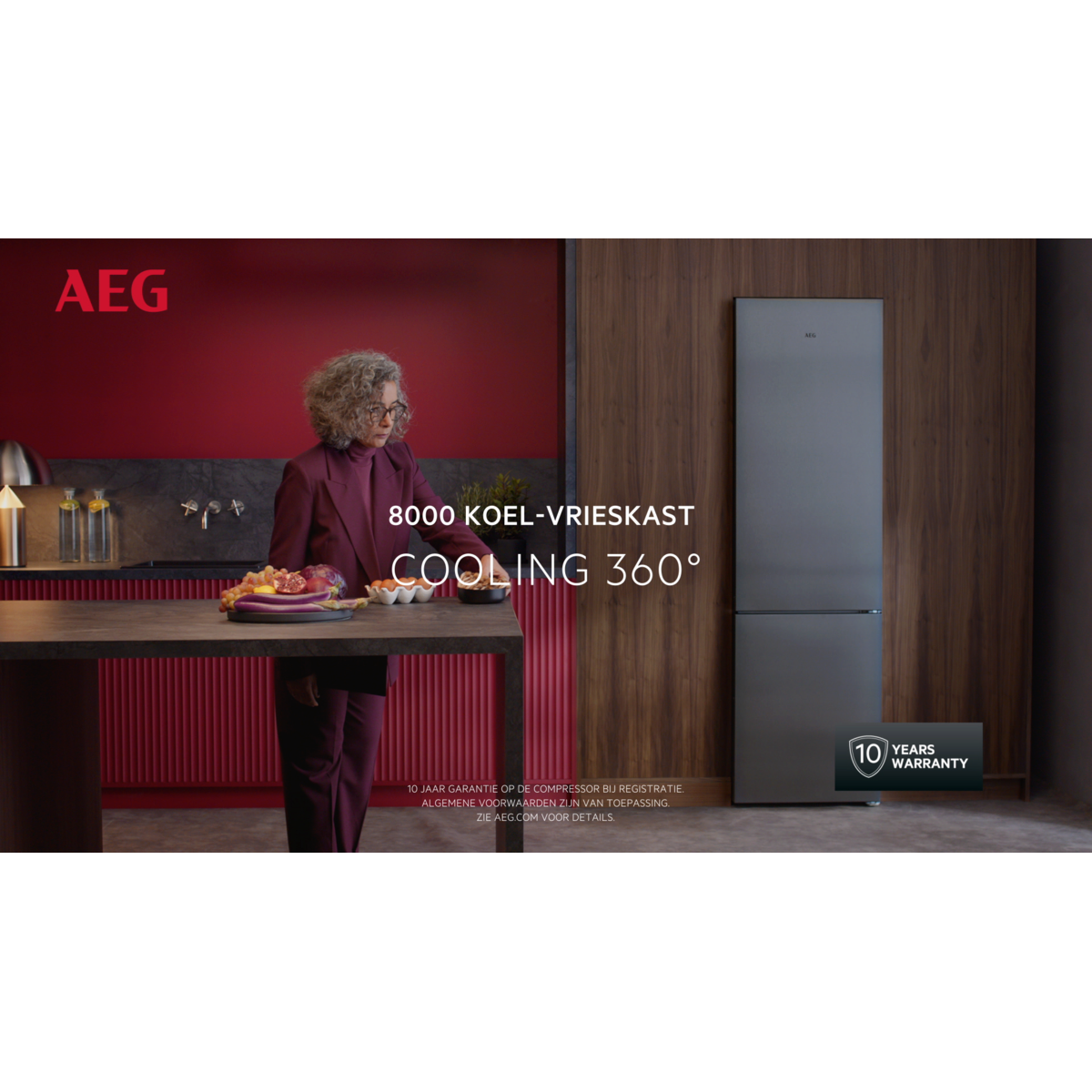 AEG - Vrijstaande koel-vriescombinatie - ORC8M362BX