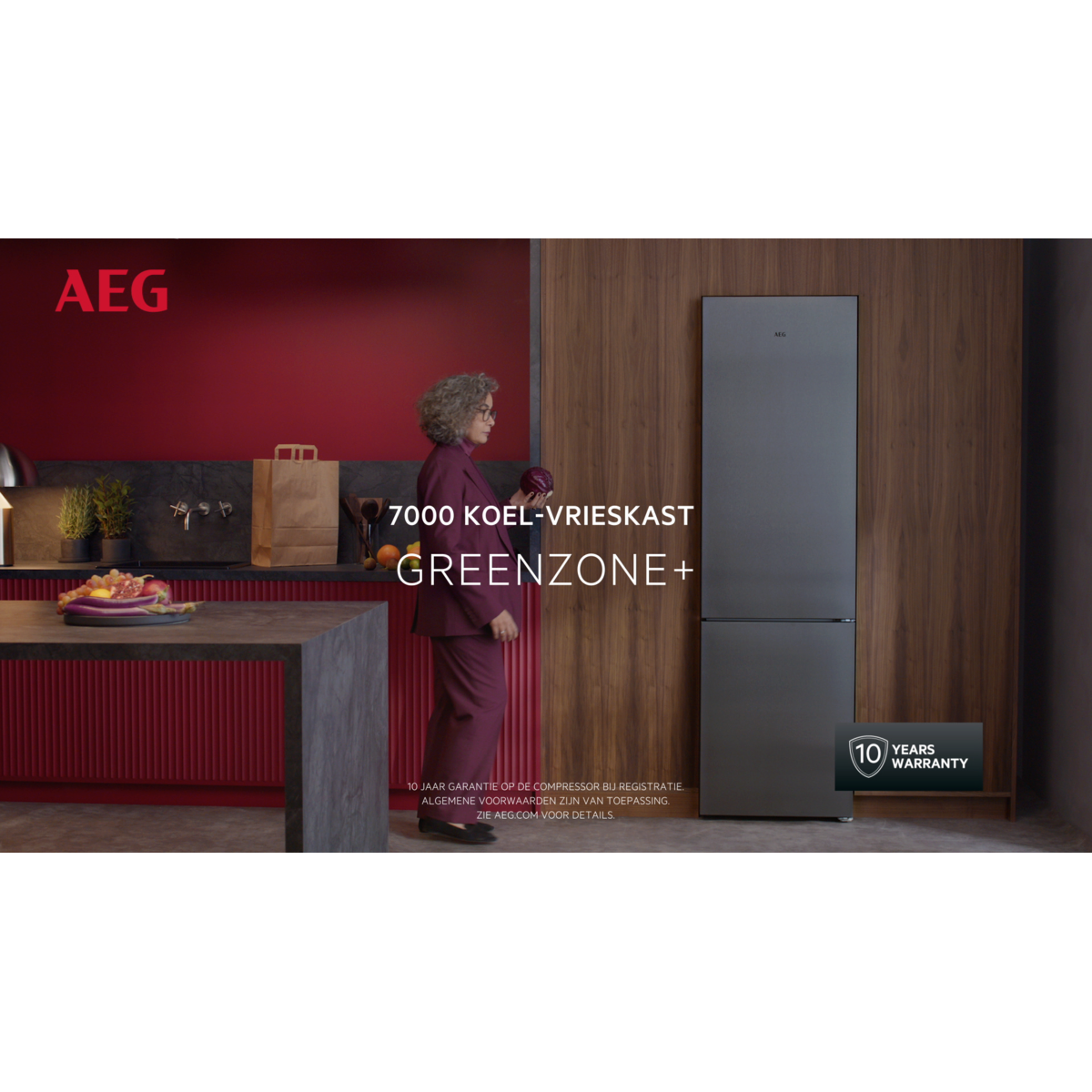 AEG - Vrijstaande koel-vriescombinatie - ORC7P361CX