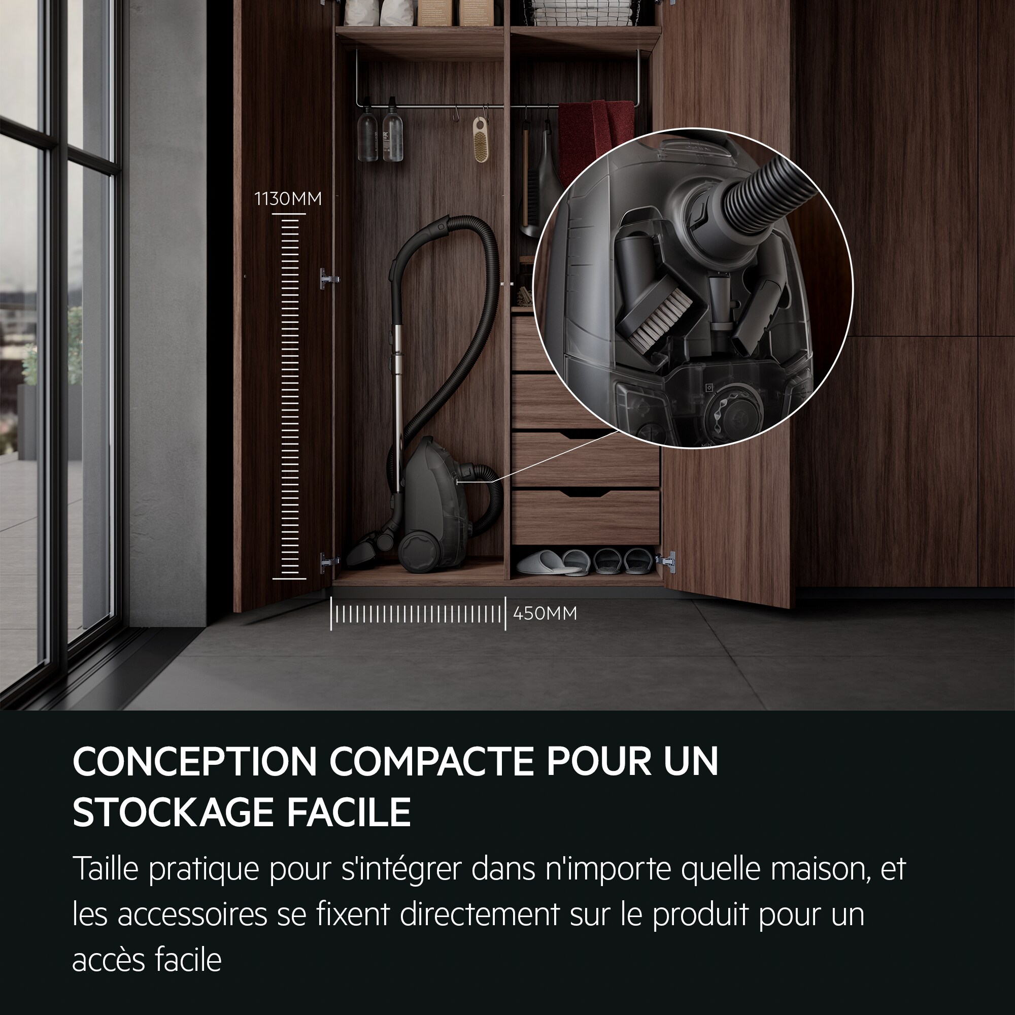 AEG - Aspirateur avec sac - AB51C2DR