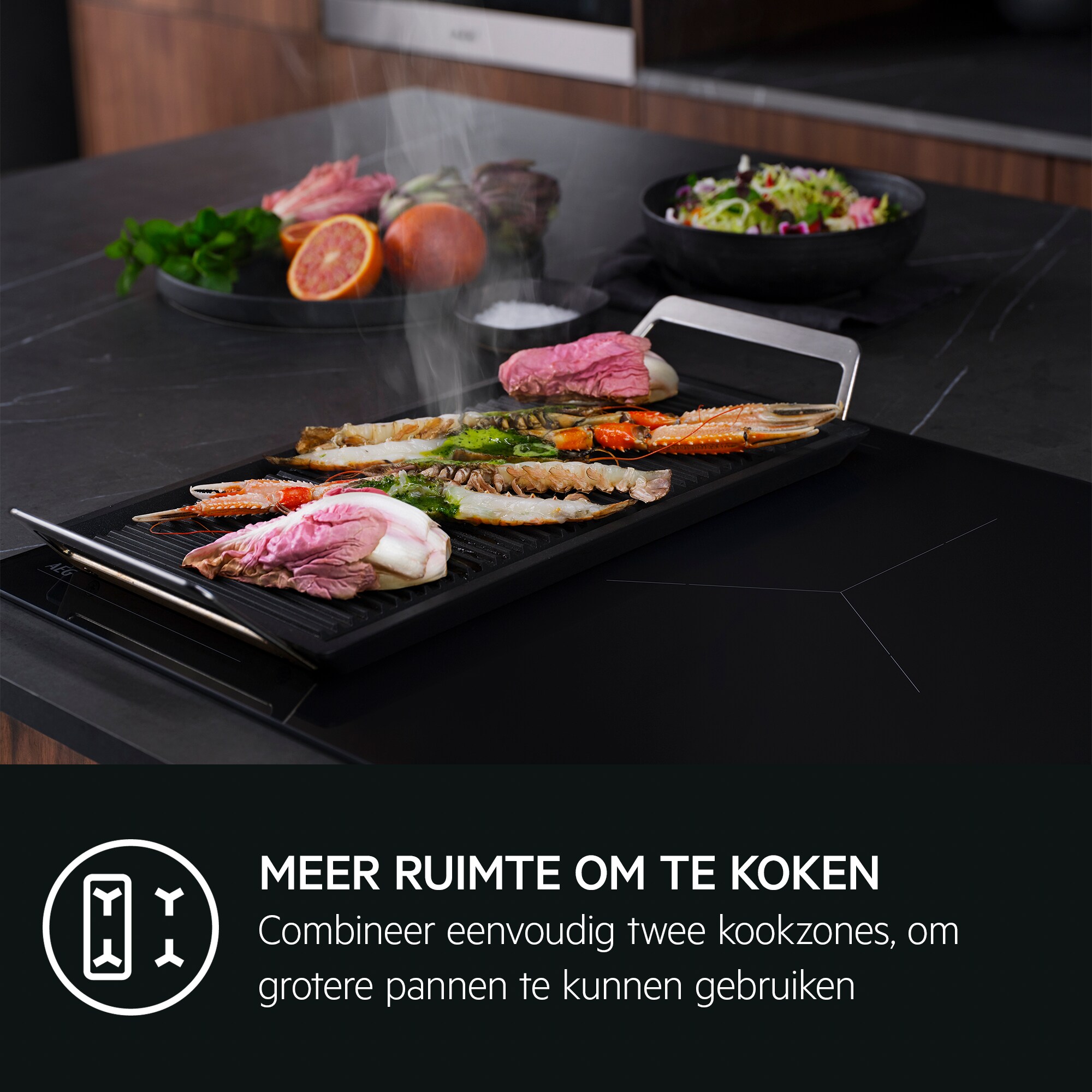 AEG - Inductiekookplaat - NIK85M30IB