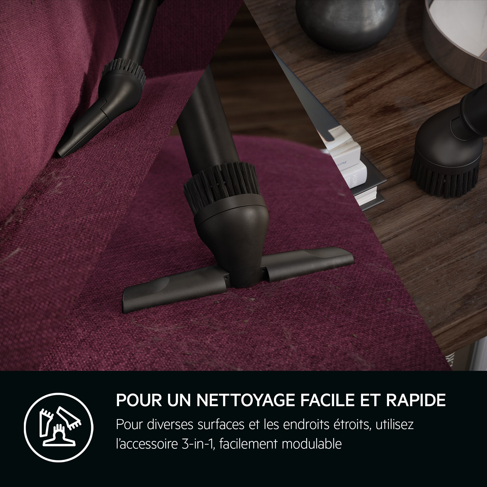 AEG - Aspirateur avec sac - AB61C3CR