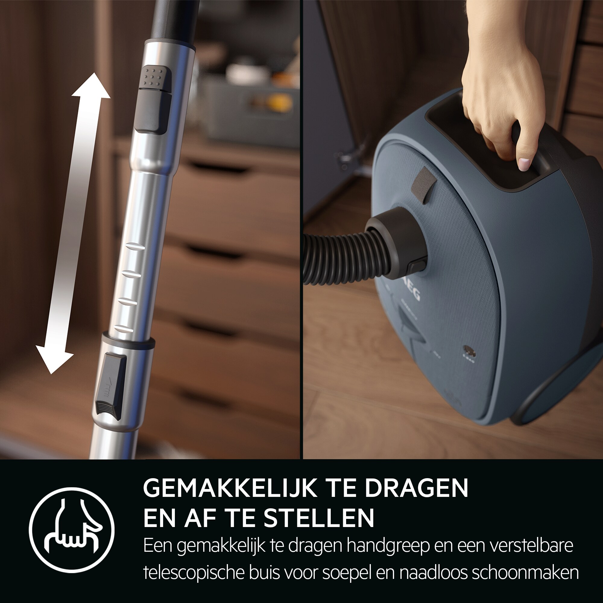 AEG - Stofzuiger met zak - AB61C2DBS