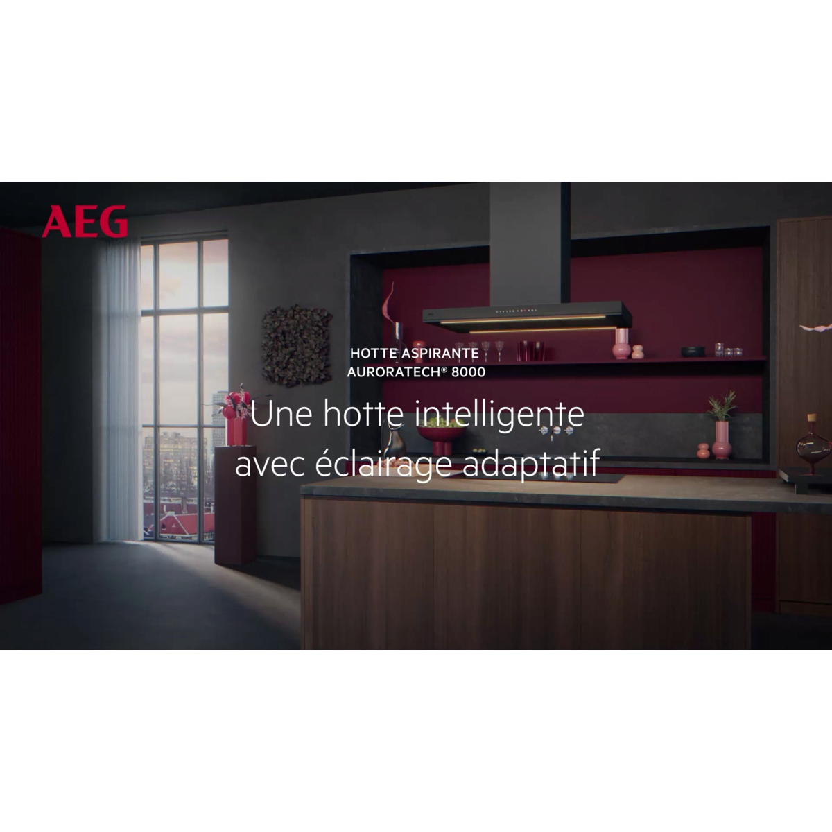 AEG - Hotte noire - GB87D91CB