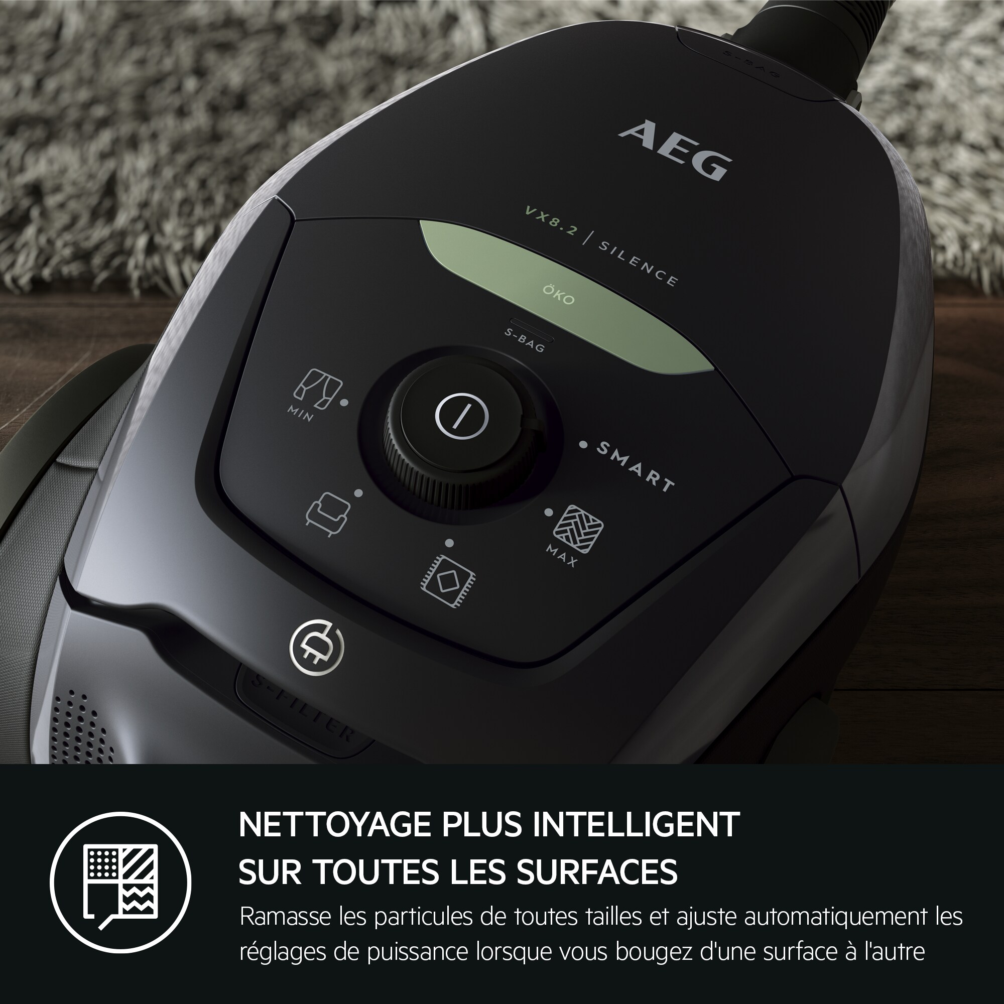 AEG - Aspirateur avec sac - VX82-1-ECO