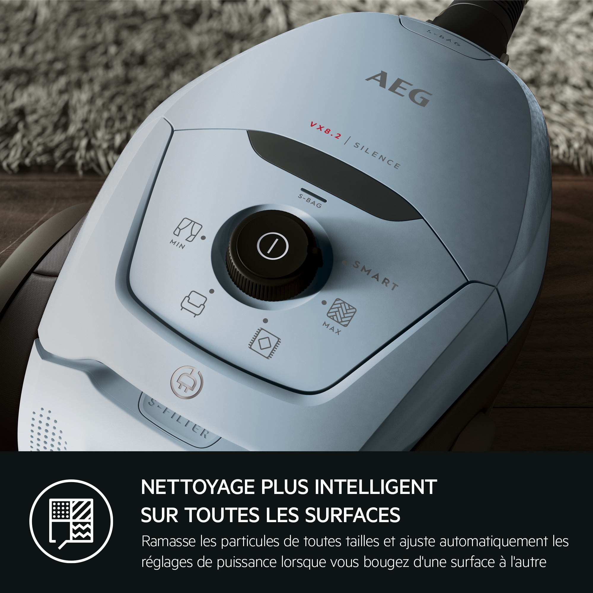 AEG - Aspirateur avec sac - VX82-1-4MB