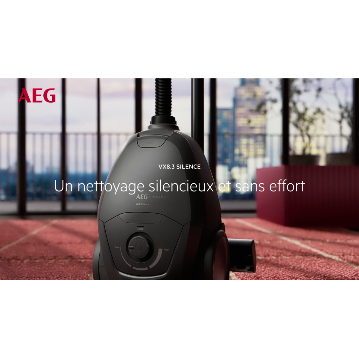 AEG - Aspirateur avec sac - VX83-A2EPP