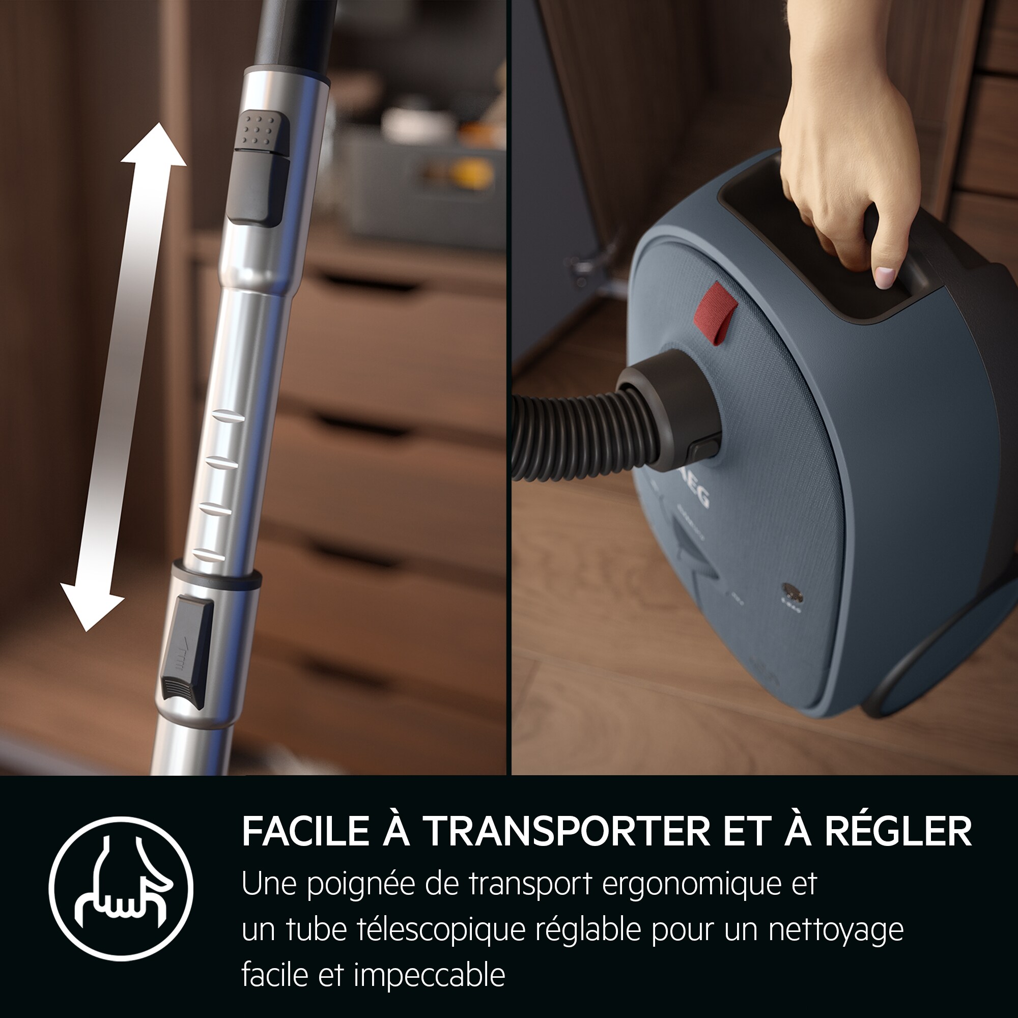 AEG - Aspirateur avec sac - AB61A4DB