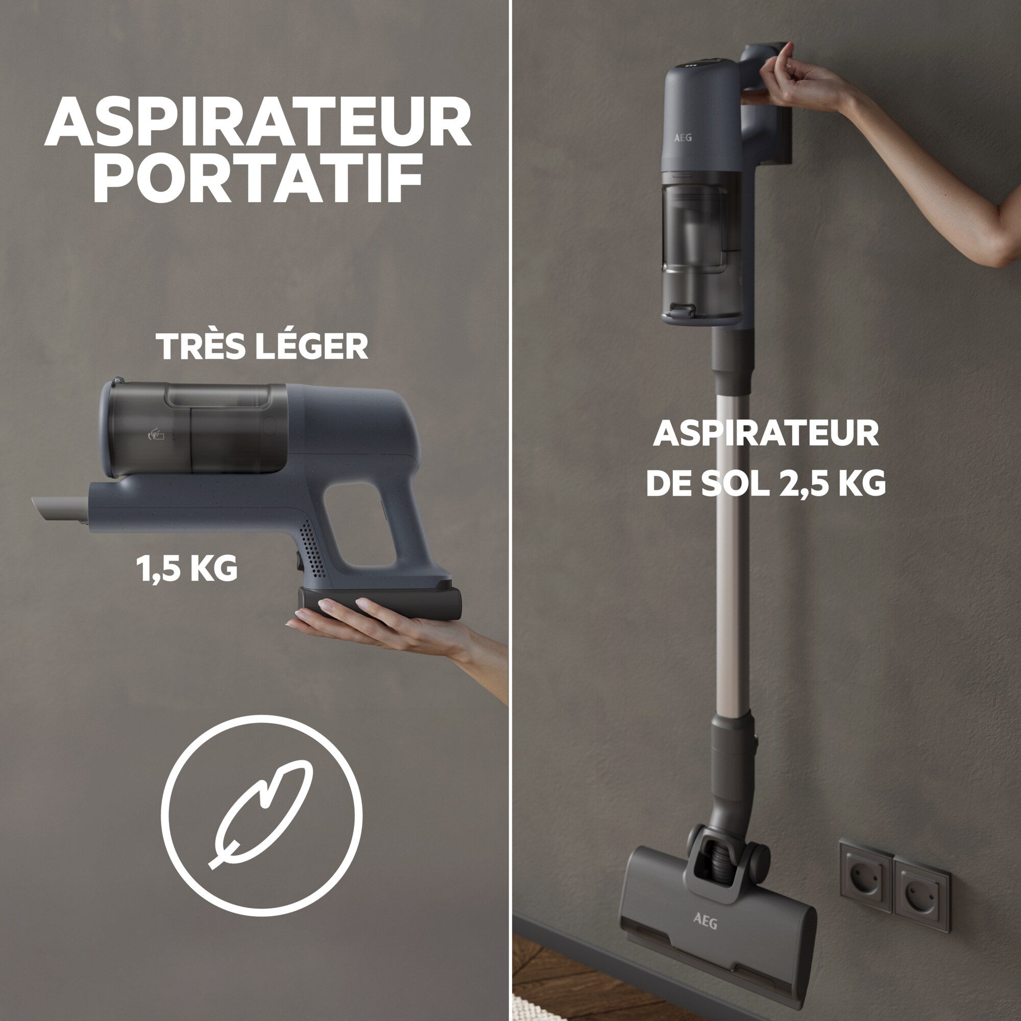AEG - Aspirateur balai sans fil - AP61AB21DB