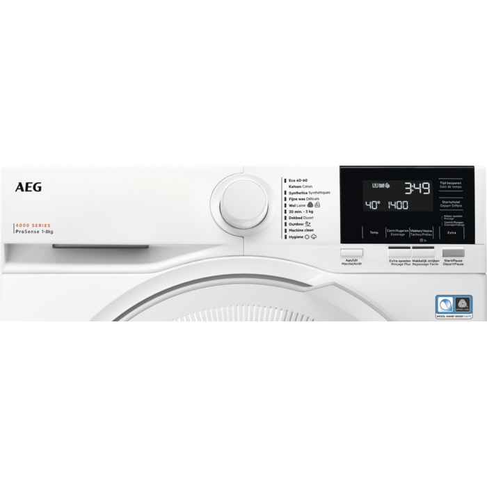 AEG - Wasmachine 8 kg - LR63R862