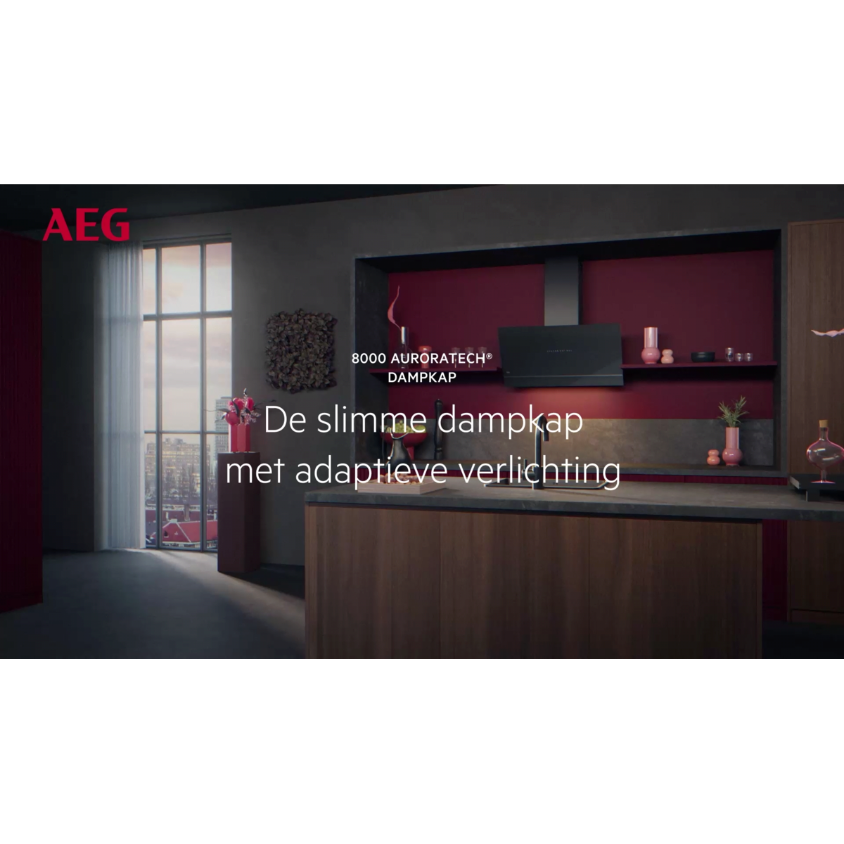 AEG - Zwarte dampkap - NDV8791CB