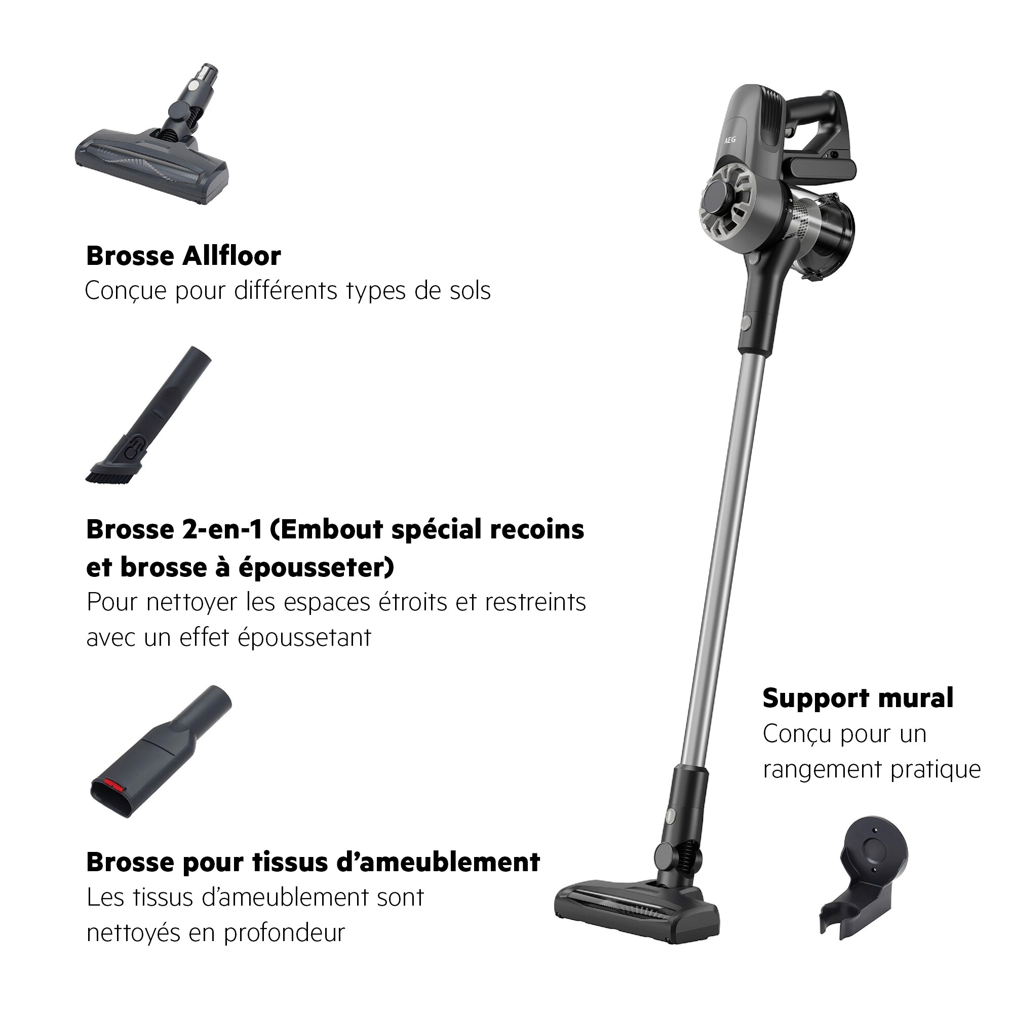 AEG - Aspirateur balai sans fil - AP31CB21TG