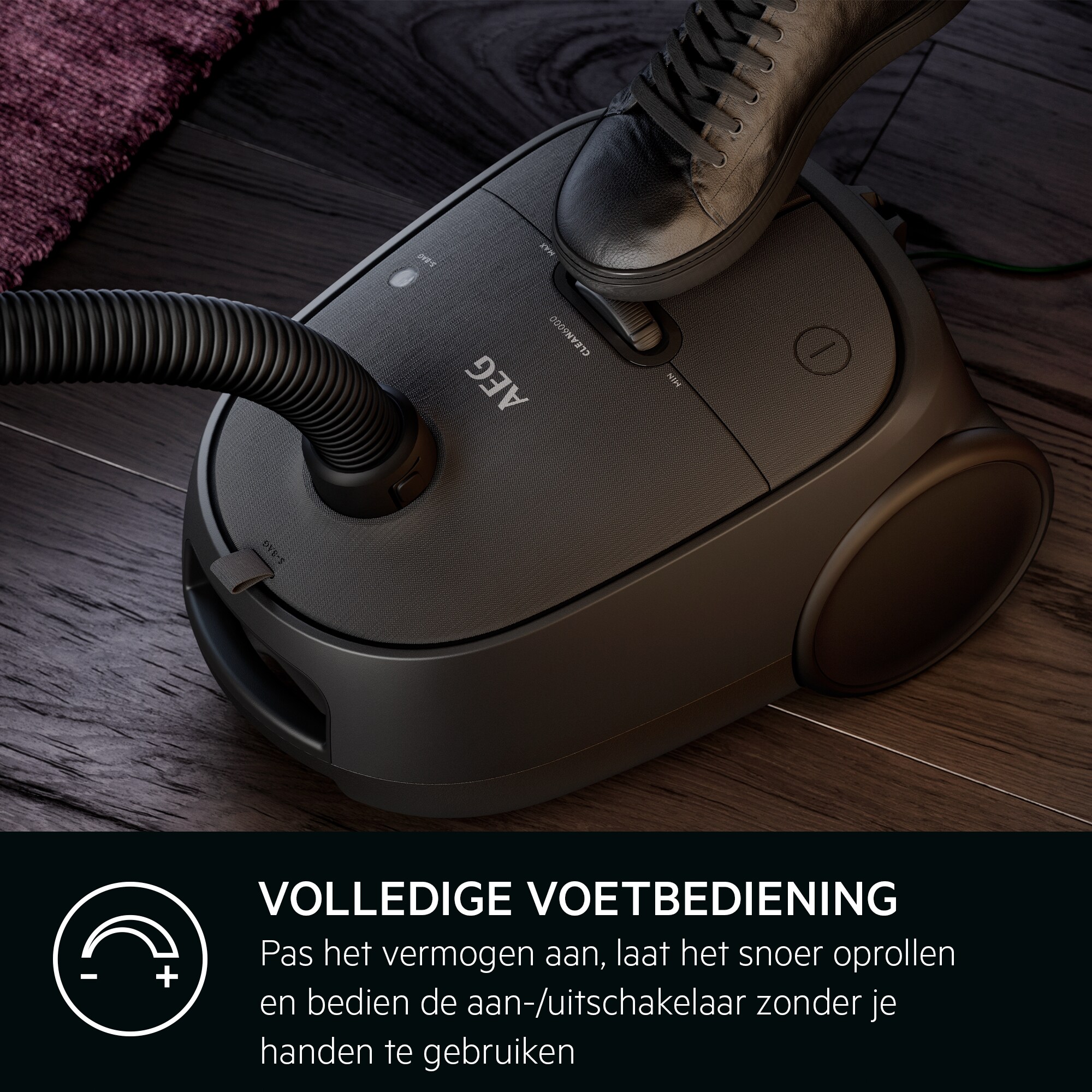 AEG - Stofzuiger met zak - AB61C3GG