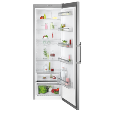Koelkast vrijstaand 186 cm vingervlekvrije inox