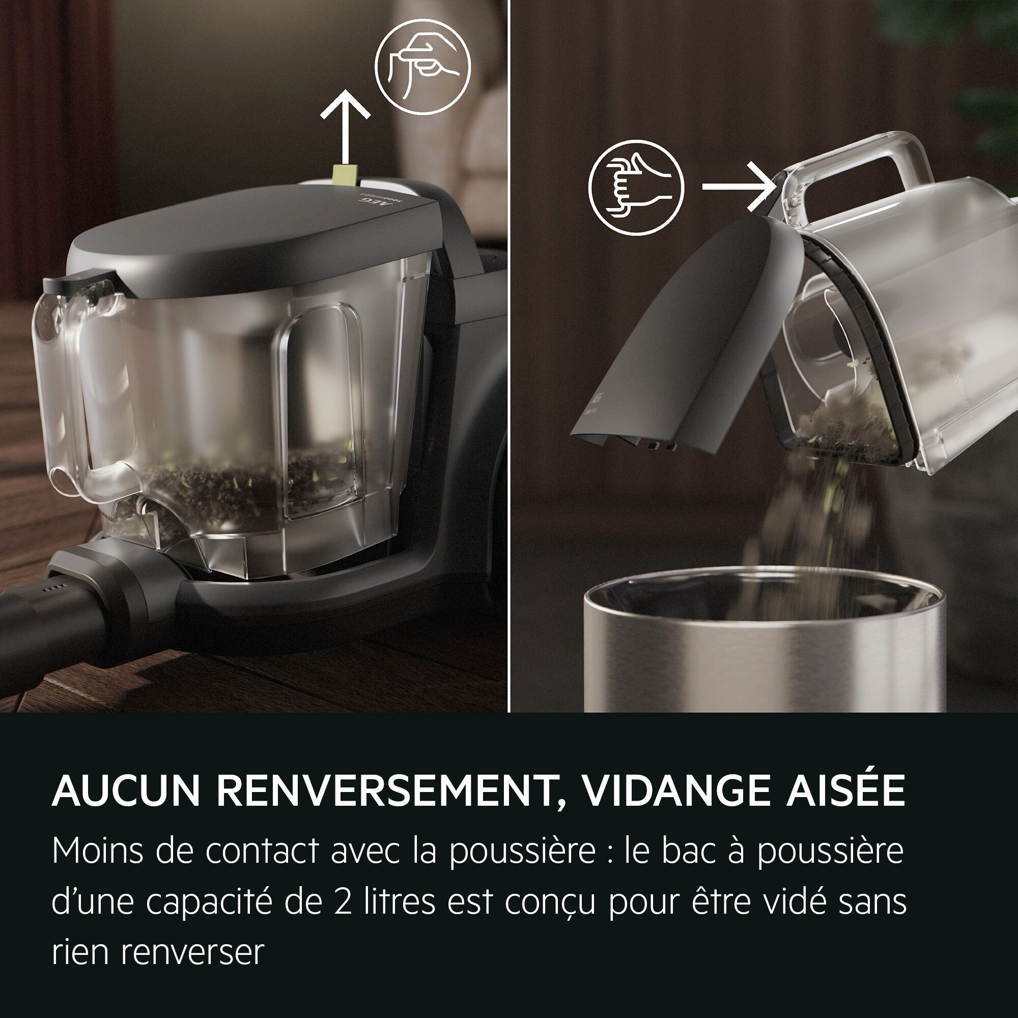 AEG - Aspirateur sans sac - AL31C1DG