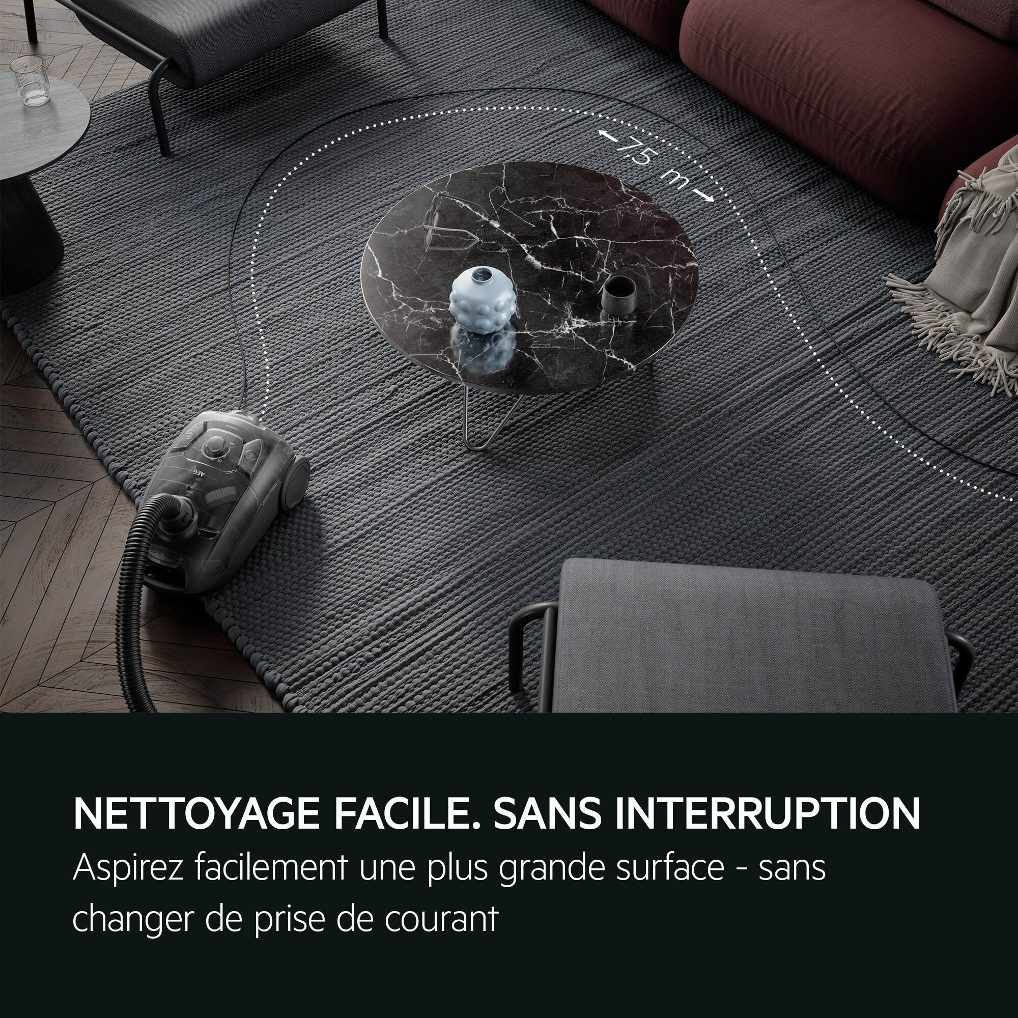 AEG - Aspirateur avec sac - AB31C1GG