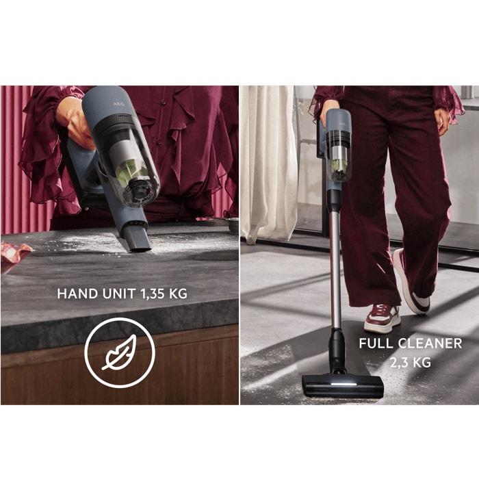 Ultra-light yet powerful, a versatile cleaner ready for every room