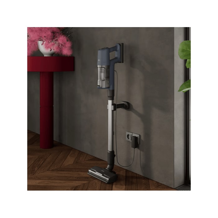 Cordless cleaner designed for easy and convenient storage.