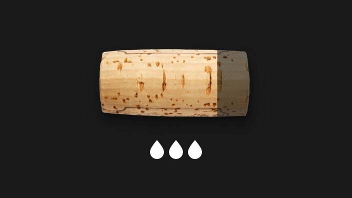 Kurk met een te hoge vochtigheid