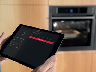 Section produit de l'appli My AEG sur une tablette