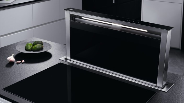 Downdraft dampkappen