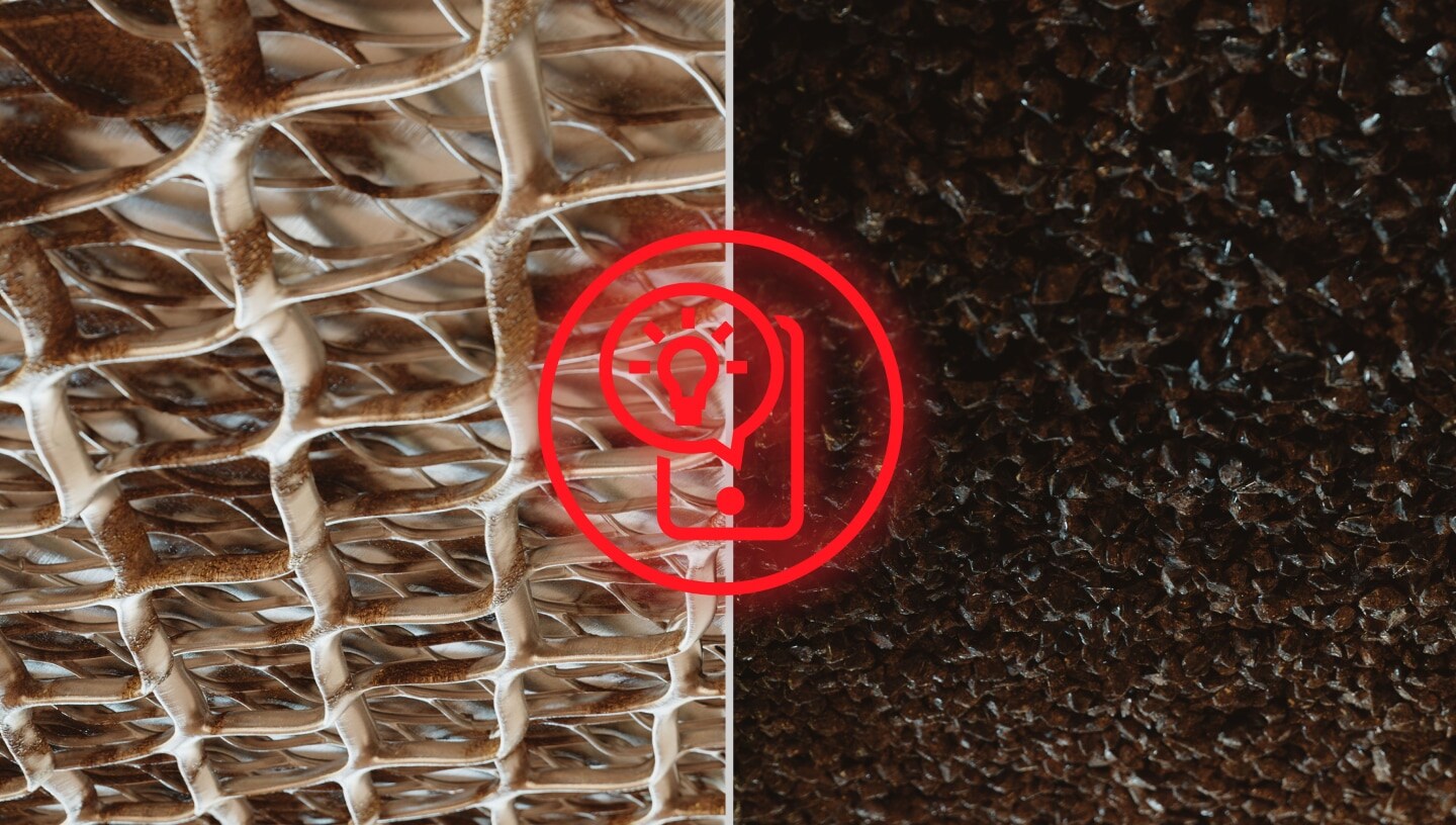 Close-up van filter.