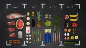 Un éventail d’ingrédients des différents groupes alimentaires