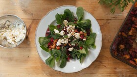 La salade César parfaitement présentée