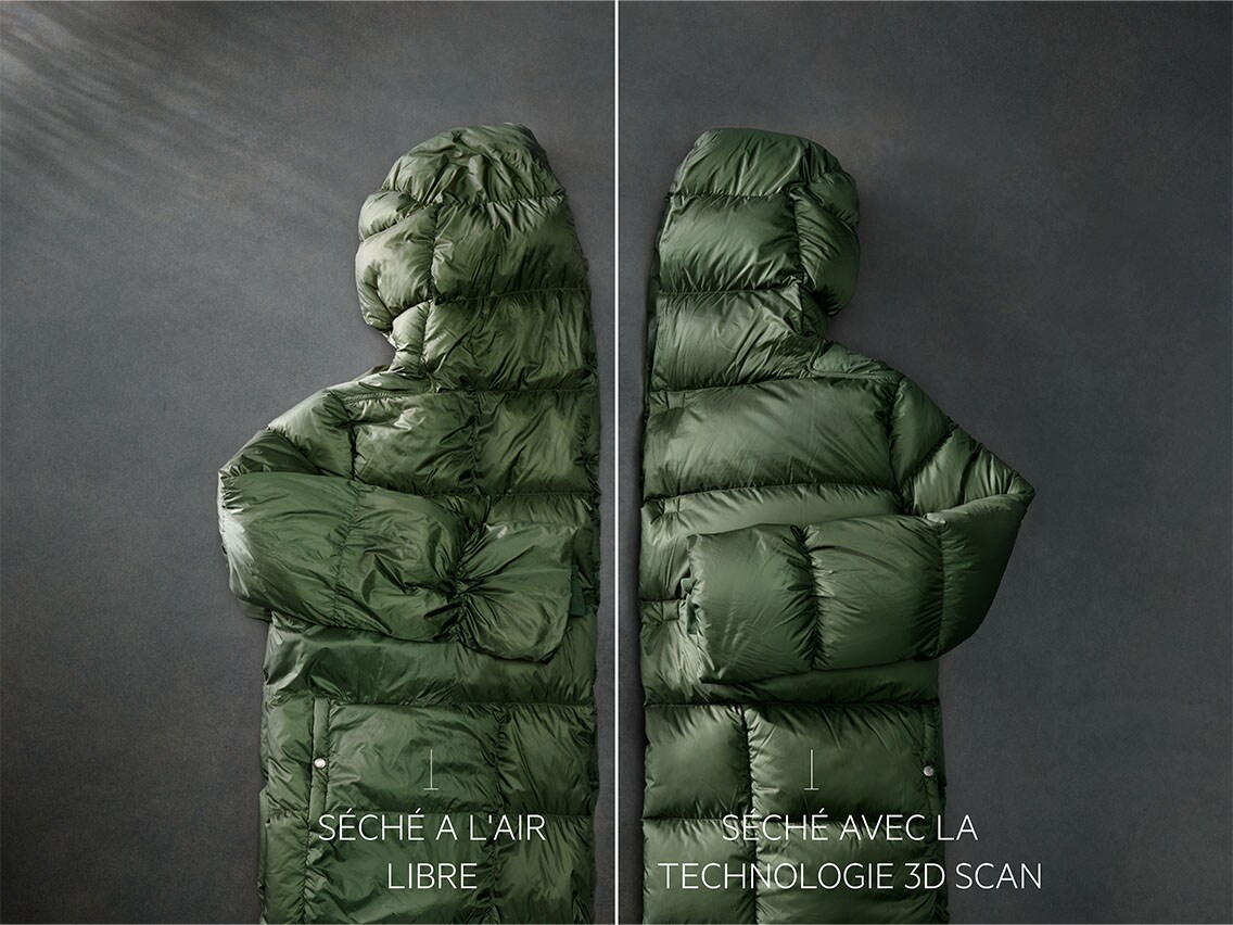 comparaison de deux doudounes