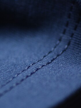 Blauw katoenen stof