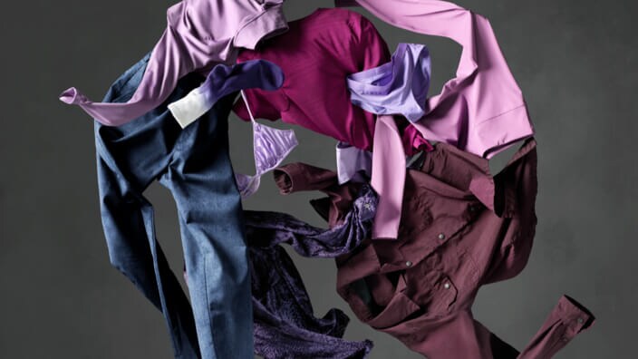 Rondwervelende kleding