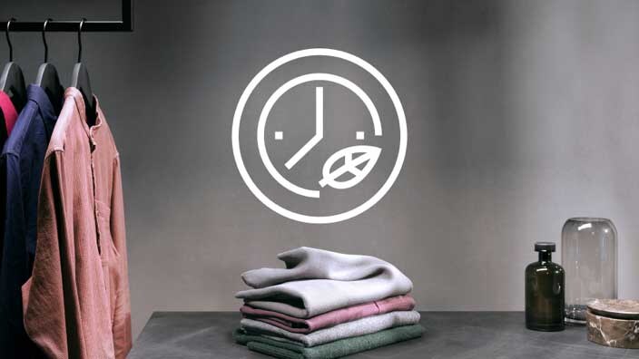 Timesaveplus-pictogram en was op de toonbank