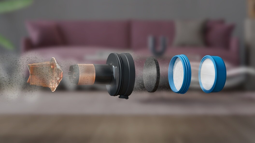 Gros plan sur la technologie de filtration à 5 couches