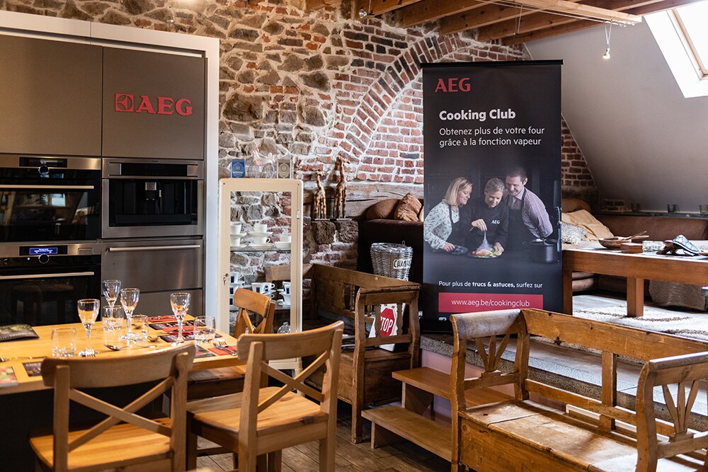 AEG Cooking Club Hainaut met Pietro Urso
