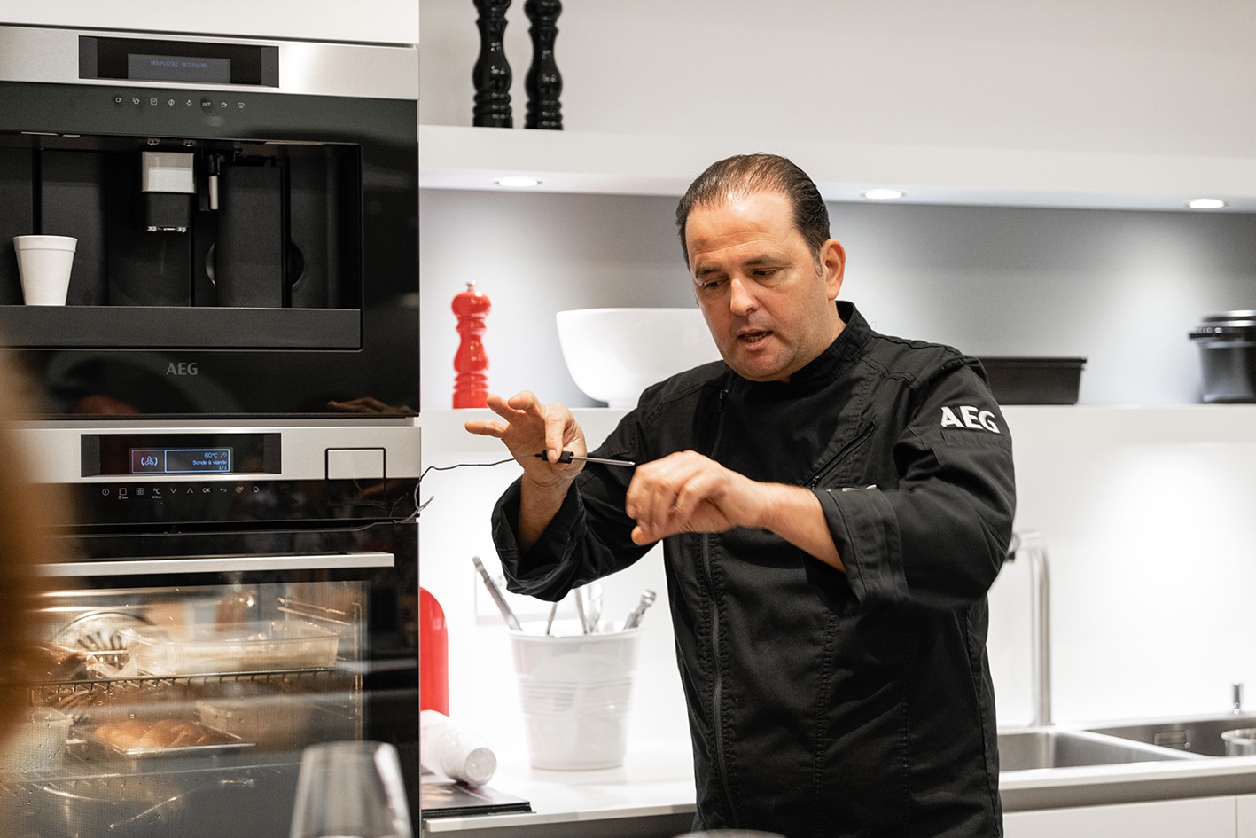 AEG Cooking Club Luik met chef Pietro Urso