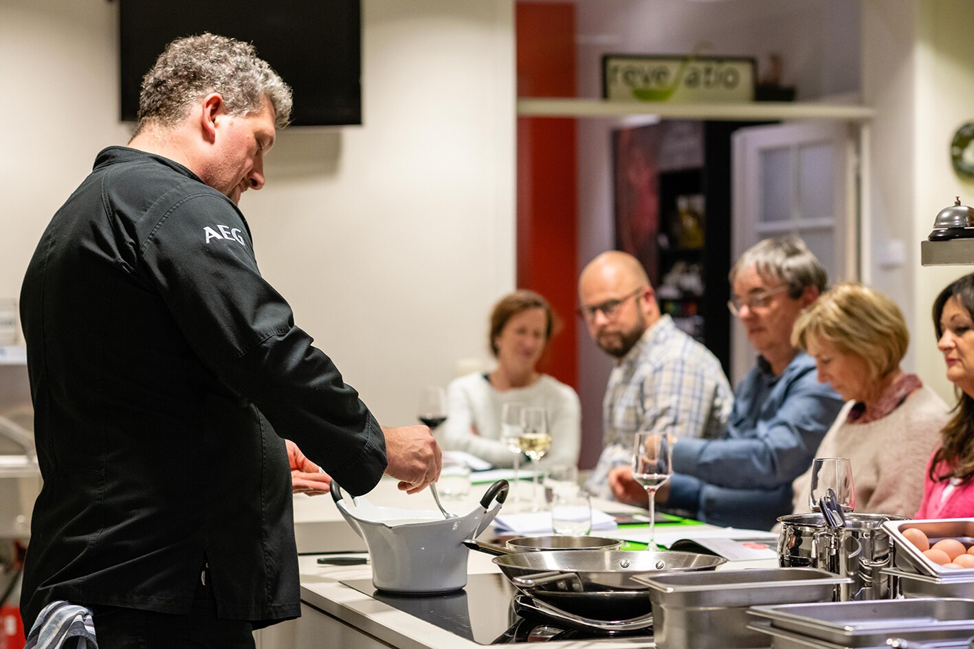  AEG Cooking Club West-Vlaanderen met chef Serge Koether