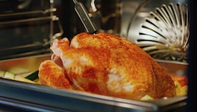 Préparaton du poulet au four combiné vapeur