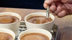 Chocoladedessert in de stoomoven van AEG chef David Martin