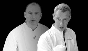 Les chefs étoilés Bart De Pooter et Bart Desmidt