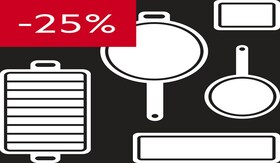 25% korting op een selectie van accessoires in de AEG webshop!